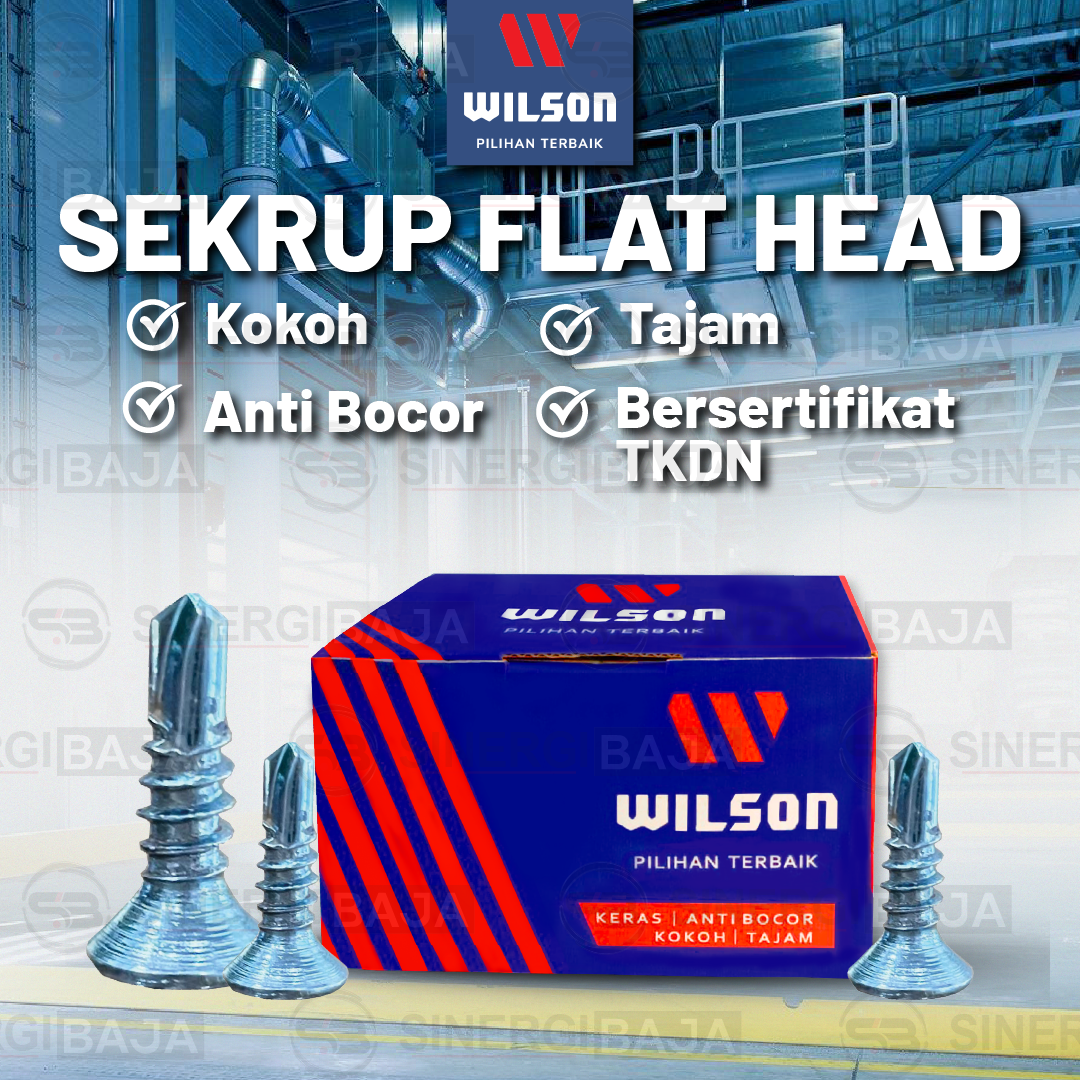 WILSON SCREW FLAT HEAD