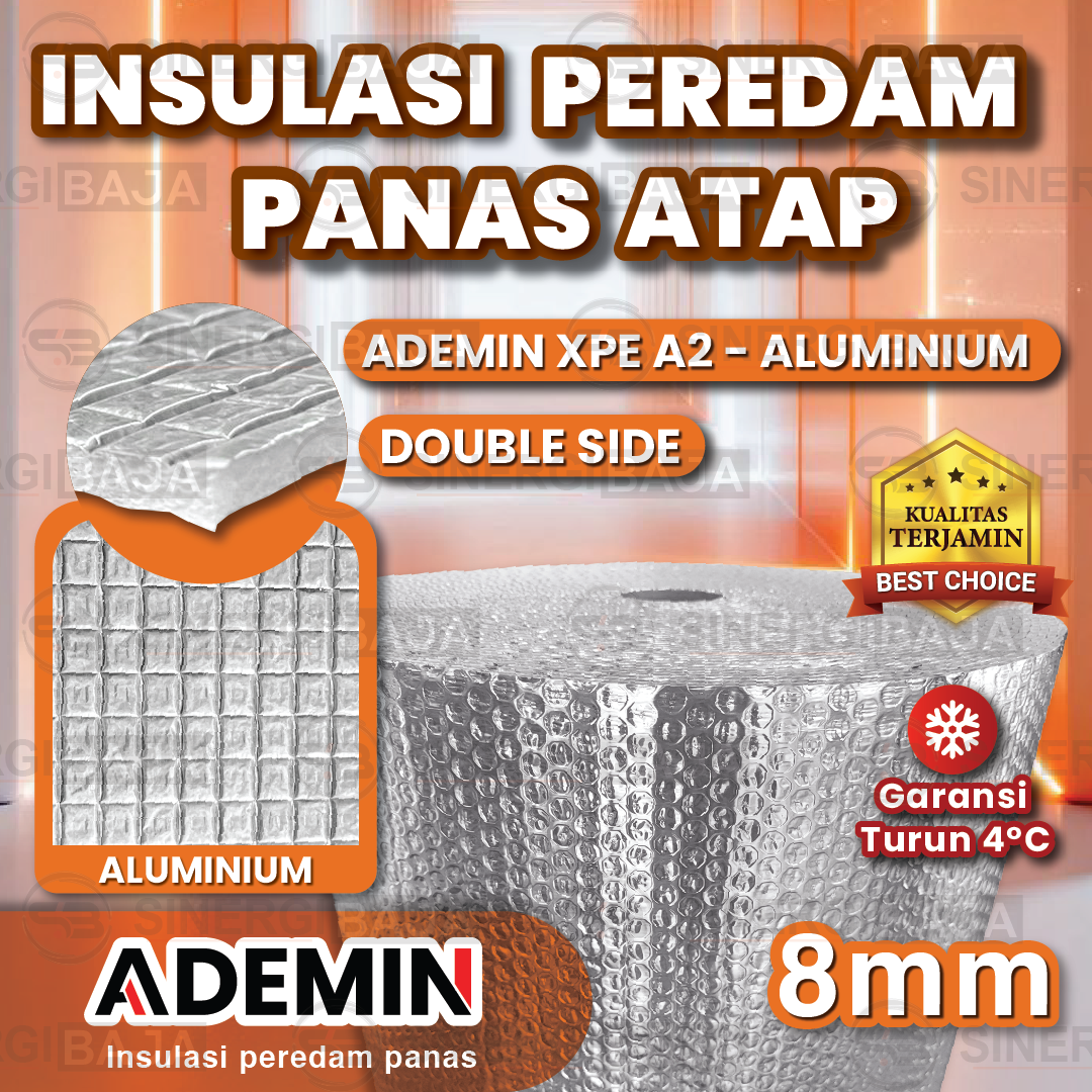 ADEMIN XPE – Aluminium A2 8mm (Double Side Aluminium)