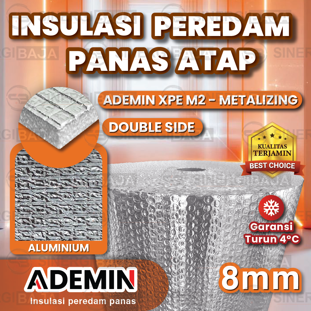 ADEMIN XPE Metalize – M2 8mm (Double Side Metalize)