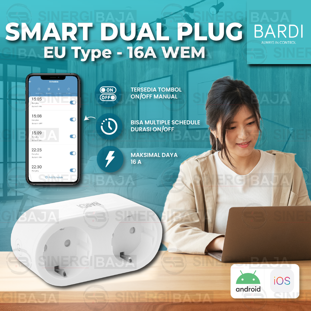 BARDI Smart Dual Portable Plug