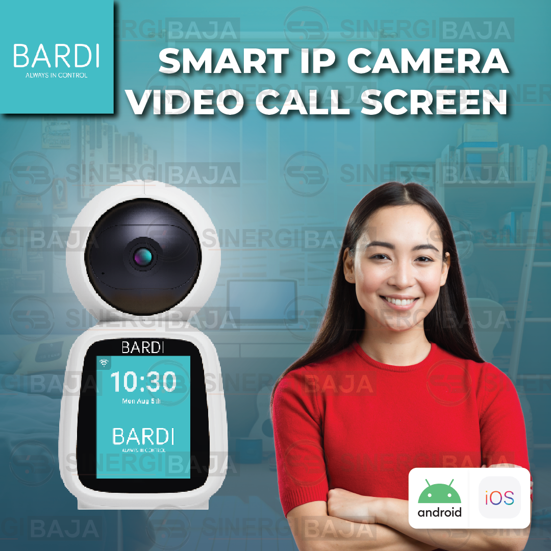 BARDI Smart IP Camera PTZ Indoor with Video Call Screen
