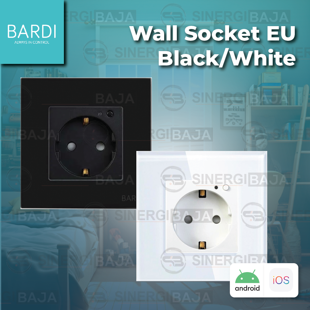 BARDI Smart Wall Socket EU (Black / White)