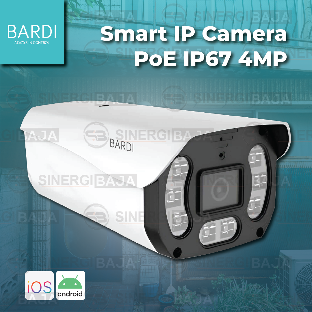 BARDI Smart IP Camera PoE IP67 4MP